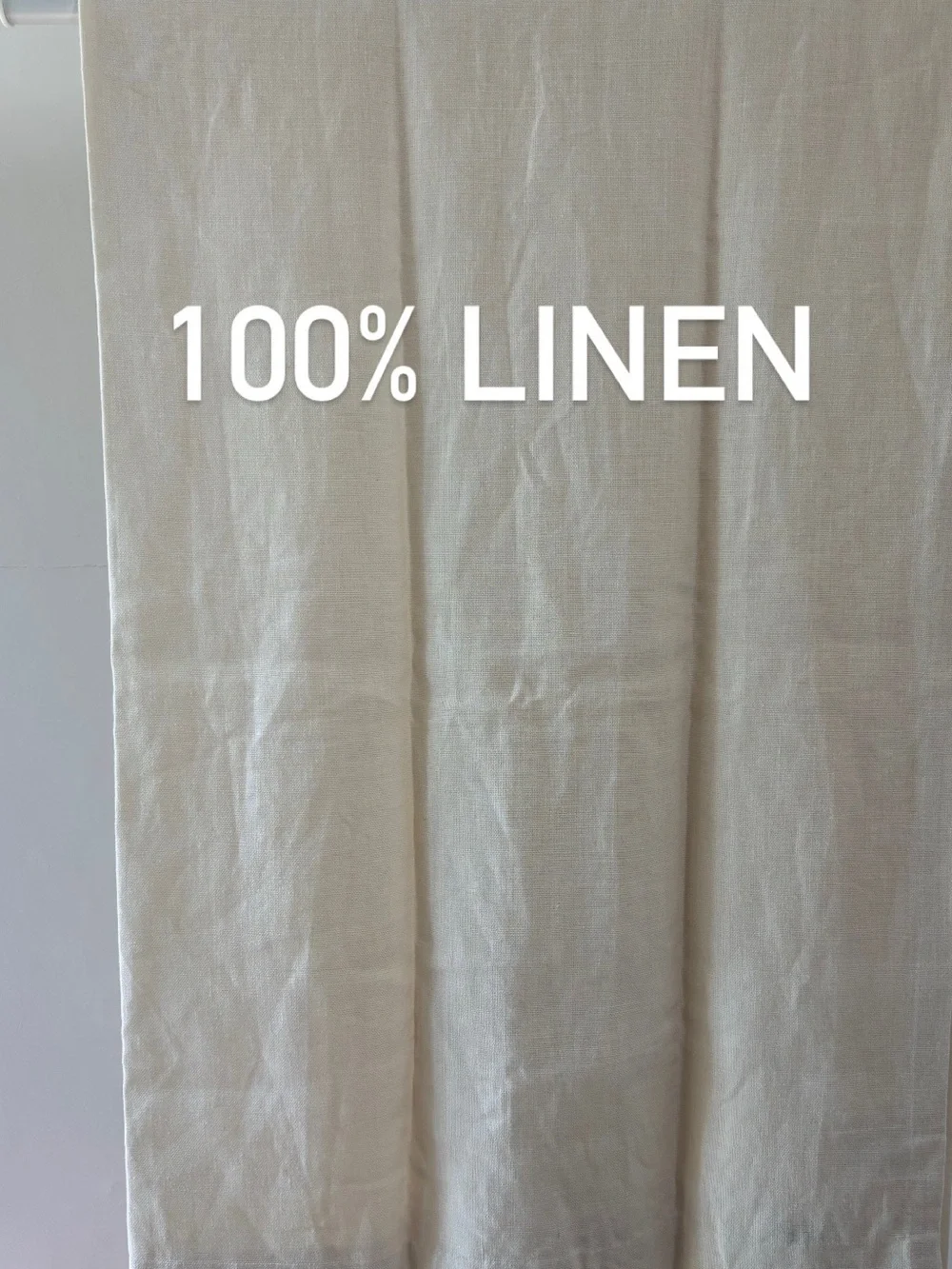 Pottery Barn Belgian Flax Linen Drapes | 100% Linen | 50x 84 | 2 curtains total